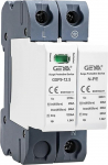 GEYA &uuml;lepingekaitse SPD DIN Rail House &uuml;lepingekaitse 12.5KA T1+T2 klassi 50KA piksekaitse (1P+N, AC275V)