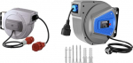nagu - Schwabe Automaatne kaablipooli 15 m H07RN-F 5G2.5 & Himimi Automaatne kaablipooli 15 m + 1 m 1500 W ~ 3000 W kaablipooli Automaatne elektritrummel voolikupooliga