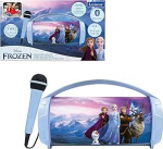 Lexibook, Frozen BTP585FZZLXB Juhtmevaba valgusk&otilde;lar mikrofoniga, stereoheli, karaokefunktsioon, USB ja SD-kaardi port, laetav aku, sinine/lillat v&auml;rvi