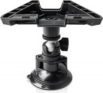 Starlink Mini Smooth RV kinnitus - 360&deg; p&ouml;&ouml;rlev alumiiniumist hoidik koos iminapaga, kaasaskantav hoidik autole/katusele/paadile, paigaldamine ilma puurimiseta (must)