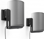 PUTORSEN k&otilde;larite seinakinnitus Sonos Era 100-le, p&ouml;&ouml;rlev/kallutatav/kaablihaldus seinakinnitus k&otilde;larile parema helielamuse tagamiseks, mahutab kuni 3 kg (2 klambrit, must)