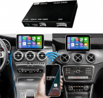 Ninetom Wireless CarPlay & Android Car Retrofit Kit dekooder 2016-2018 Mercedes Benz A/B/C/GLK/GLA/GLC/GLS/ML/GL/SLK/E/G/V klassile koos NTG5.0, toetab navigatsiooni, Mirrorlink, tagantj&auml;rele vaatamise kaameraga