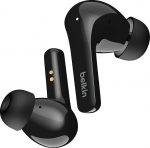 Belkin SOUNDFORM Flow True Wireless Noise Cancelling k&otilde;rvaklapid, traadita Bluetooth k&otilde;rvaklapid, higikindlad ja pritsmekindlad IPX5 31 tundi kestev t&ouml;&ouml; iPhone'ile, Galaxy'le, Pixel'ile - mustad