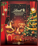 Lindt &scaron;okolaadi j&otilde;ulutraditsioonide advendikalender 2025 | 253 g | 24 erinevat &scaron;okolaadi ja &scaron;okolaadiga &uuml;llatust | &Scaron;okolaad j&otilde;uluaegade jaoks | &Scaron;okolaadikingitus
