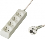 PremiumCord pikenduskaabel 230 V 2 m 4 pistikupesa ilma toitel&uuml;litita PP4-02