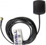 Maswell GLONASS GPS magnetiline aktiivne antenn IP67 navigatsiooniauto auto veoauto paat matkaauto kaubik satelliitnavigatsioon 3 meetri kaabel SMA pistik v&auml;lise antenni veekindel v&auml;litingimustes
