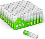 GP Extra Alkaline Batteries AAA Longlife Powerful with G-TECH Technology | Micro Batteries LR03 1,5 V | 72 AAA patarei pakend | Pack of 72 AAA Batteries