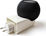 HomePod Mini hoidik V1 | Puurimata pesa | Statiivi hoidik ja seinakinnitus koos kaablijuhtimisega | HomePod Mini tarvikud | Adapteripesa | K&otilde;larihoidik | Valge | Valge