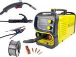 WELDINGER ME 130 Mini Flux Cored Wire Welder + 1 kg keermestatud traat + Flux Gas Nozzle + Power Nozzles MMA Lift-TIG eemaldatav voolikute pakett