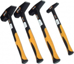 Vasarate komplekt 4 1500 g 1000 g 500 g 200 g Inseneriv&auml;rava 1,5 kg 1 kg 500 g 200 g DIN 1041 Vibratsioonivastane k&auml;epide Vasarakomplekt Klaaskiust vasarakomplekt Klaaskiust k&auml;epide madala vibratsiooniga