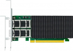 GLOTRENDS ST7336 2-portiline QSFP28 VPI 100Gb EDR InfiniBand ja Ethernet v&otilde;rgukaart Mellanox ConnectX-4 kontrolleriga, PCIe 3.0 X16 liides, toetab InfiniBand RDMA/RDMA (RoCE v2)