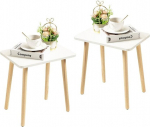 FORAOFUR Side Tables Living Room Set of 2