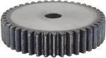 Zylindrisches Stirnrad 2M-10T/11T/12T/13T/14T~21 Z&auml;hne, SC45# Kohlenstoffstahl, Gesamth&ouml;he 20 mm, hochfrequenzgeh&auml;rtet(2M 19T-Bore 10mm)