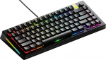 Glorious Gaming GMMK 3 PRO HE: Klapp (Rapid Trigger), Hall-Effekt, modulaarne alumiiniumkorpus & Dichtungssystem, 8K-Abrufrate, Hot-Swap (MX- & HE-Schalter), TKL 75 %, Americanische QWERTY - Schwarz