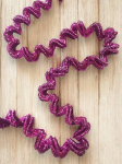 Dmora - Morteratsch j&otilde;ulukaunistus, j&otilde;ulukaunistus, pidulik kaunistus, Made in Italy, 2000 x 7 x 7 cm, fuksiatoon, Fuchsia