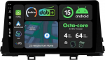 [4G + 64G] IPS 9-tolline Android 14 autoraadio Kia Picanto Morning 2017-2020 koos Navi Octa Core'iga [Sisseehitatud DAB+/CarPlay/Android Auto/DSP/GPS/Bluetooth 5.0/WLAN/USB