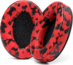 WC PadZ - Wicked Cushions'i t&auml;iustatud k&otilde;rvapadjad - &uuml;hilduvad Audio Technica, HyperX, SteelSeries Arctis & teistega - eriti paks - suurem avaus - pehmem m&auml;luvaht | Red Camo