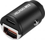 Autolaadija USB C 45W Mini Dual USB C C-sigaretis&uuml;&uuml;taja PD3.0 PPS QC3.0-ga iPhone'ile, Samsungile, Huawei P30-le, Xiaomile ja teistele seadmetele.