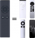 Universaalne IR-pult MC377LL/A asendusjuhtimispult, mis &uuml;hildub Apple TV 4K Apple 2/3 TV Box Mac, MacBook, iPhone, iPad 1651APPLE A1156 A1294 A1427 A1469 A1378 MD199LL/A MM4T2AM/A MC572LL/A