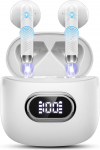 Drsaec Bluetooth 5.4 k&otilde;rvaklapid, 6D Deep Bass In-Ear k&otilde;rvaklapid Traadita Bluetooth 2026 juhtmevabad k&otilde;rvaklapid 4 ENC mikrofoniga, 42 tundi m&uuml;rasummutusega k&otilde;rvaklapid, IP7 veekindlad spordik&otilde;rvaklapid, USB-C
