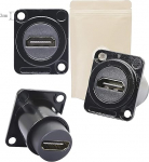 3 x Neutrik HDMI Female Screw Type Female