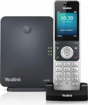 Yealink W60P traadita TFT telefon, must, h&otilde;bedane IP-telefon (uuendatud)