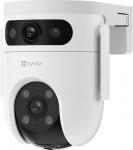 EZVIZ 2K+2K kahe objektiiviga v&auml;livaatluskaamera, WiFi PTZ-kaamera AI isiku/auto tuvastamise, auto j&auml;lgimise, 2-suunalise heli ja v&auml;rvilise &ouml;&ouml;n&auml;gemisega, ilmastikukindel, H9c