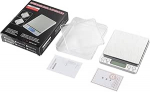 300g 0,01g. LCD digitaalne kaal grammi Edelstahl-Plattform-Schmuckwaage Slim Elektronische K&uuml;chenkostwaage Mit 2 Tablett (Suurus : 300g 0,01g)