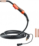 VEVOR 250A MIG keevitusp&uuml;stol 15ft kaabliga, keevituspolt, mis &uuml;hildub LincoIn Power MlG 200, 215, 216, 255 ja Wire-Matic 255 keevitusseadmetega, sobib 0.0889/0.1143cm keevituskaablile.