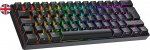 Ranked S60 Supernova mehaaniline 60-protsendiline klaviatuur | Hotswap m&auml;nguklaviatuur | 62 programmeeritavat klahvi RGB valgustusega | PC/Mac Gamer | ISO UK paigutus (must, Gateron Optical Blue)