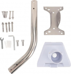 Satellitenrohradapter Mount, professionaalne lihtne paigaldus Stabile Unterst&uuml;tzung Satellitenmontage Kits f&uuml;r Gen 3 Dach Satelliten RV Van Mobile Home Outdoor