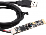 ELP 16MP USB kaameramoodul Auto Focus USB kaamera mikrofoniga, laia nurga objektiiviga 100 kraadi moonutusteta veebikaamera, USB2.0 mini sisseehitatud moodul kaamera silmade j&auml;lgimiseks ja n&auml;o tuvastamiseks