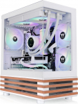 Thermaltake View 170 WS ARGB Snow White | Micro-ATX Mini-Tower | 3 x 120 mm ARGB ventilaatorit | Karastatud klaas | AIO kuni 280 mm | Vaikne &otilde;huvool | Vaikne &otilde;huvool
