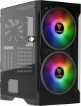 GAMDIAS Apollo E2 Elite Gaming PC korpus, Mid-Tower ATX korpus, karastatud klaaspaneel, 3Dual sisseehitatud 200mm ARGB ventilaator, t&ouml;&ouml;riistavaba paigaldusaken, toetab kuni ATX emaplaate
