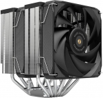 Mars Gaming MCPU-XU6, protsessorijahuti Double Tower, TDP 350W, 2x Hybrid Wing ventilaatorid ja Hyperbalanced Copper FDB laager, 6 Heatpipes HCT ULTRA tehnoloogiaga, Universal Multisocket, must