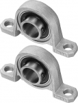 hankekaart KP004 8mm puuriga tsingisulamist padjaplokklaager P6 (ABEC3) (2 tk)