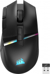 Corsair DARKSTAR juhtmevaba MMO/MOBA m&auml;nguhiir - 26 000 DPI - 15 programmeeritavat nuppu - kuni 80 tundi aku kestvust - iCUE &uuml;hilduv - PC, PS5, PS4, Xbox - must