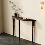 Wohnzimmer Aus Holz flurm&ouml;bel console table, Eingangsbereich Foyer konsolentisch, Innenbereich Dekorativ K&uuml;nstlerisch flurtisch, Retro Flur konsolentisch, Einfache Installation.(Brown,80*25*80cm)