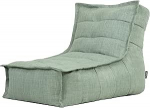 Icon Dolce Bean Bag Lounger t&auml;iskasvanutele, Sage Green, siseruumides ja v&auml;ljas kasutatav Bean Bag koos t&auml;idisega, Bean Bag, vetth&uuml;lgav kangas, mugav tool elutuppa, lounge'i, magamistuppa, aeda