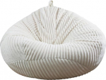 Bean Bag tugitooli kate, Bean Bag toolid diivanikate Bean Bag diivanikate Lounger diivan ilma t&auml;idiseta padjadele Pluusi m&auml;nguasjad tekk (elevandiluu, 70 x 80 cm)