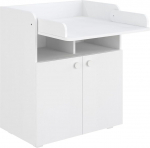 Shefa 700 muutmislaud - kaasaegne lastetoa kapp 47 x 70 x 86 cm V&auml;rvide valik (valge)
