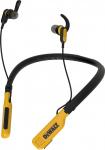 DEWALT raskeveokite magnetilised Bluetooth-kaelaklapid - juhtmevabad k&otilde;rvaklapid 30 tunni t&ouml;&ouml;ajaga, m&uuml;raisolatsiooniga, k&auml;ed-vabad mikrofoniga (kollane)