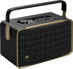 JBL Authentics 300 Kaasaskantav nutik&otilde;lar - 70ndate aastate retro disainiga Bluetooth-boks - Google assistendi, Alexa, AirPlay ja JBL One rakendusega - must, Suurbritannia pistik (t&uuml;&uuml;p G)