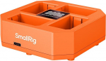 SMALLRIG 4 Channel Camera Battery Charger for Sony NP-FZ100 Camera Battery Charger, with 60W Fast Charge, LED Display, Compact 4 Channel Camera Battery Charger for Sony NP-FZ100 Battery, Orange - 4839
