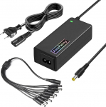12V Power Supply 5A CCTV Camera Power Supply, 12 Volt 5A 4A 3A AC to DC Power Adapter Suitable for Samsung Q-See Night Owl Swann Annke Security Cameras