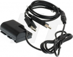 5V Dual USB LP-E6 toiteadapteri dummy aku Canon EOS 5D Mark II III IV 6D 70D kaameratele