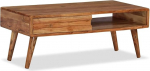 vidaXL t&auml;ispuidust kohvilaud koos nikerdatud sahtliga 100x50x40cm Kodum&ouml;&ouml;bel