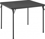 BOOSDEN kokkupandav laud, multifunktsionaalne laud, kokkupandav laud telkimislauana, aialaua, r&otilde;dulaud, s&ouml;&ouml;gilaud, kokkupandav laud, 80 cm x 80 cm x 70 cm, must