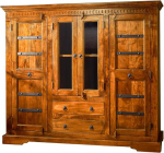 MASSIVMOEBEL24.DE Oxford Highboard Akaatsia, v&auml;rv: Suurus: 160 x 50 x 142 cm (Laius x S x K&otilde;rgus x K&otilde;rgus).
