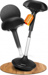 Wobble Ergonoomiline iste ja seisev tool [Original] - reguleeritava k&otilde;rgusega kontoritool ja seisev abivahend koos kiikumise ja k&otilde;ikumise funktsiooniga, t&ouml;&ouml;alane tool, mis hoiab &auml;ra selja- ja kaelavalu.